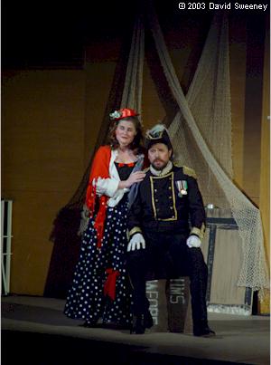 Captain Corcoran with Buttercup