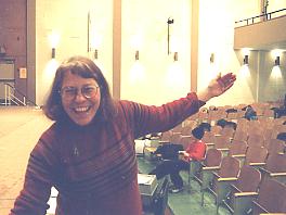 Our stage director, Ruth Lamberti.
