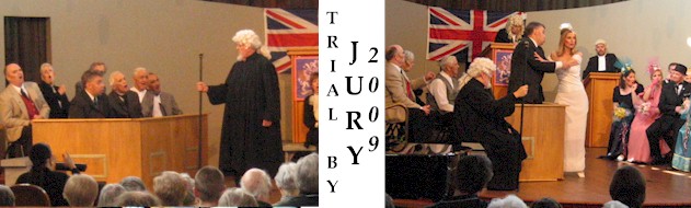 splash image that says Trial By Jury 2009